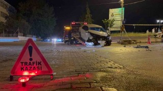 Amasyada otomobiller çarpıştı: 1 ölü