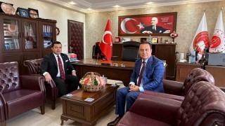 Anamur Kaymakamı Bozdemir, Başsavcı Çatlıyla vedalaştı