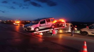 Ankarada zincirleme trafik kazası: 1 yaralı