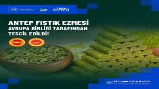 Antep Fıstık Ezmesi coğrafi tescil alan 36ıncı ürün oldu