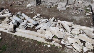 Antik dönemdeki depremin izleri bin 600 yıl sonra siliniyor