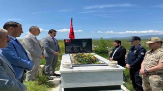 Arpaçayda şehitler bayramda unutulmadı