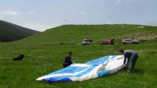 Artvinde P2 Yamaç Paraşütü Eğitimi tamamlandı