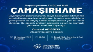 Ataşehir Belediyesinden ücretsiz çamaşırhane hizmeti