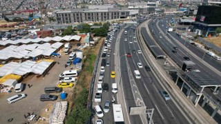 Avcılar E-5 yan yolda kurban trafiği