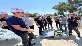 Aydında çevik kuvvet personeline deprem arama kurtarma eğitimi verildi