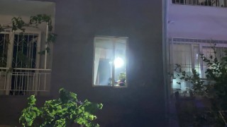 Aydında korkutan yangın: Mahsur kalan kadın demir parmaklıkları kesilerek kurtarıldı