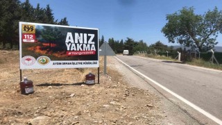 Aydında orman yangınlarına karşı yeni tedbir alındı