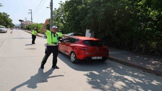 Bafrada bayram trafiğine sıkı denetim: 6 noktada kontrol noktası kuruldu
