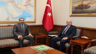 Bakan Güler, Azerbaycanın İstihbarat Başkanı Korgeneral Sultanovu kabul etti