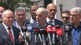 Bakan Işıkhan, TÜRK-İŞ Genel Başkanı Ergün Atalayı kabul etti