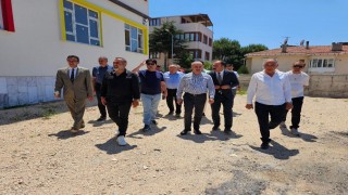 Balıkesirde okul inşaatları yerinde incelendi