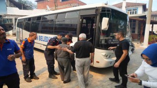 Balıkesirdeki orman yangınında Sarnıç Kırsal Mahallesi boşaltılıyor