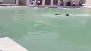 Balıklıgölde yüzen şahsa ceza