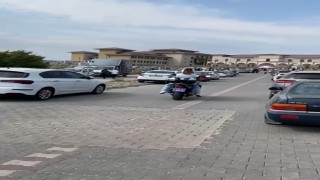 Bandırmada polis zamana karşı yarıştı, geç kalan öğrenci son anda sınava yetişti