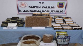 Bartında jandarmadan tütün operasyonu