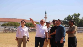 Başkan Akından projelere yerinde inceleme