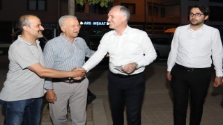 Başkan Alper Taban Sinanbeyde vatandaşlarla buluştu