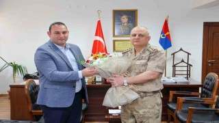 Başkan Bilecen, Kilis İl Jandarma Komutanını ziyaret etti