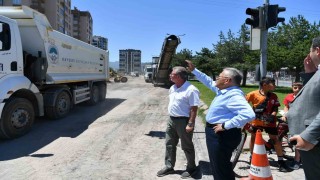 Başkan Büyükkılıç; Seher Bulvarındaki yatırımı yerinde inceledi