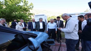 Başkan Büyükkılıçtan Yahyalıya temiz enerji yatırımı: K-Şarj elektrikli araç şarj istasyonu açıldı