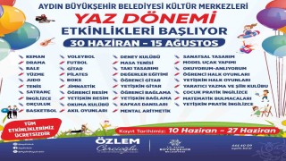 Başkan Çerçioğlu ile Aydınlı çocuklar yaz tatilinde eğlenirken öğrenecek