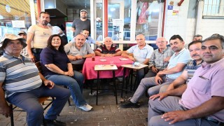 Başkan Çerçioğlu Salı Pazarında vatandaşlarla buluştu