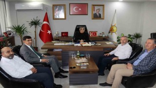 Başkan Kahveciden AK Parti İl Başkanlığına ziyaret