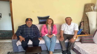 Başkan Tekin, Kıbrıs Gazisine moral oldu