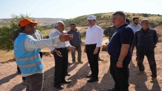 Başkan Tutdere, çalışmaları yerinde inceledi