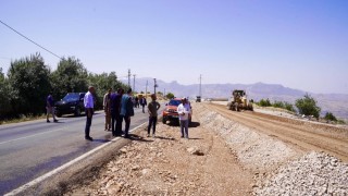 Başkan Yarka, Şırnak-Siirt yol yapım çalışmalarına inceleme