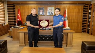 Başkomiser Özene veda töreni