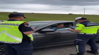 Bayburtta bayram tedbirleri kapsamında yol güvenlikleri alındı