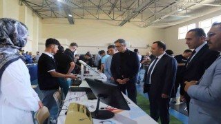 Bayburtta Mesleki ve Teknik Eğitim Fuarında meslek dalları tanıtıldı