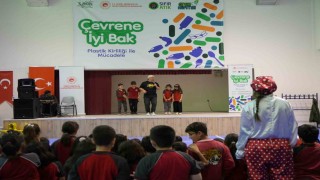 Bayburtta plastik kirliliğine oyunlarla dikkat çekildi çevrenin önemini eğlenceyle anlatıldı