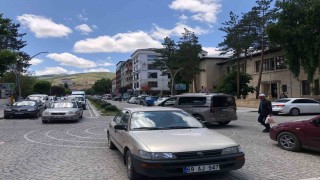 Bayburtta trafik ve araç yoğunluğu