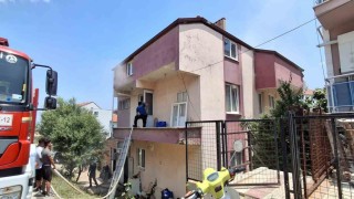 Bayram günü evleri yandı