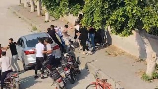 Bayram günü meydan savaşı gibi kavga kamerada