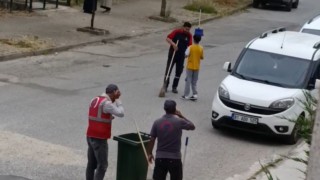 Bayram günü yürekleri ısıtan çocuk