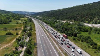 Bayram trafiği durma noktasına geldi