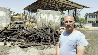 Bayrama iki gün kala yürek yakan yangın: Kurbanlıklar telef oldu