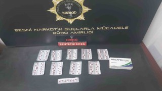 Besnide 132 sentetik hap ele geçirildi