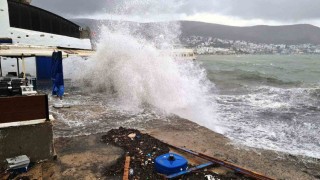 Bodrum-Datça arası denizlerde fırtına uyarısı