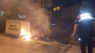 Burdurda boş arazide çıkan yangın büyümeden söndürüldü