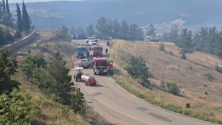 Bursadaki o köy yangın sebebiyle tahliye ediliyor