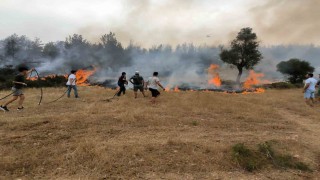 Büyükşehir itfaiye ekipleri 6 ayda 380 anız yangınına müdahale etti