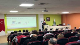 Büyükşehir itfaiyesinden KOÜ personeline eğitim