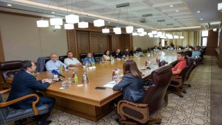 Büyükşehirden meslek odalarına ‘Atatürk Spor Salonu bilgilendirmesi