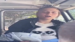 Çaldığı kamyonla kaza yapan kadın suçüstü böyle yakalandı