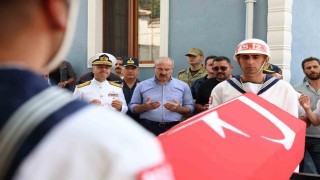 Çanakkalede Kıbrıs Gazisi Mustafa Canbaz son yolculuğuna uğurlandı